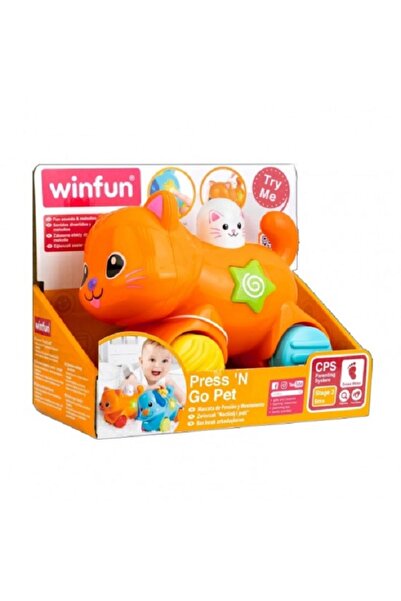 WINFUN Pisicuta Interactiva Pentru Bebelusi,