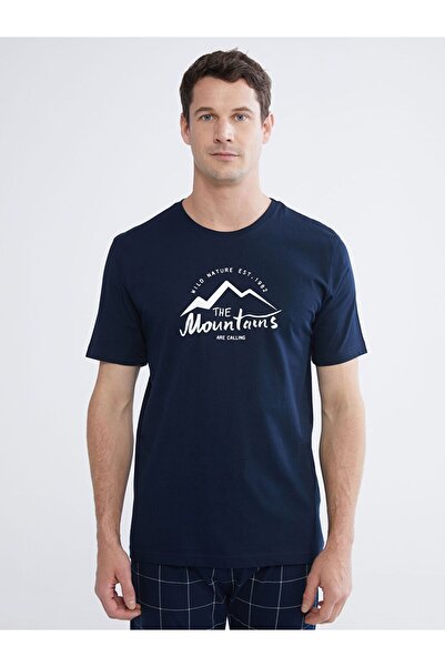 LC Waikiki Standard Pattern Printed Men's Pajama Set