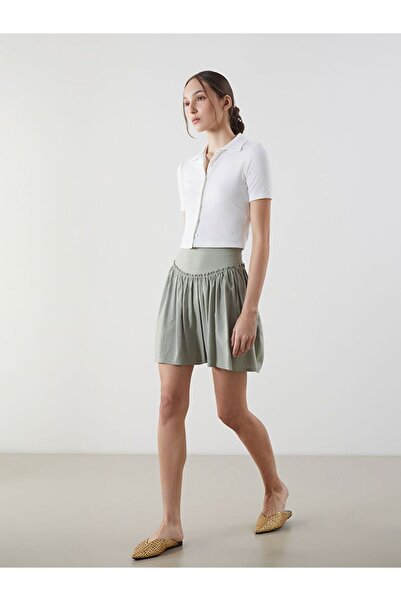 LC Waikiki Women's Skirt with Zipper Waist