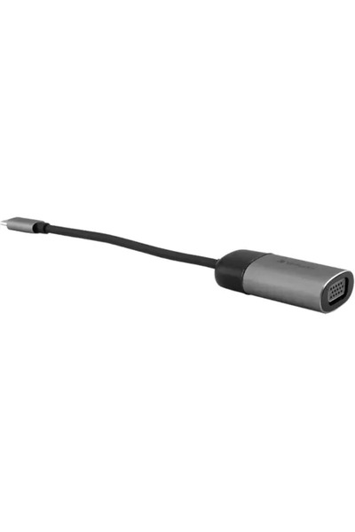 Verbatim Adaptor 1x USB-C Mascul - 1x VGA Mamă, negru-gri
