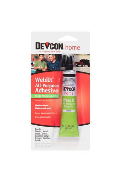 Devcon لاصق متعدد الأغراض من ويلد-إت، شفاف، 1 أونصة (18245)