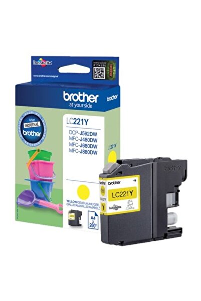 Brother Cartus de cerneala, Brother, LC-221Y, Galben
