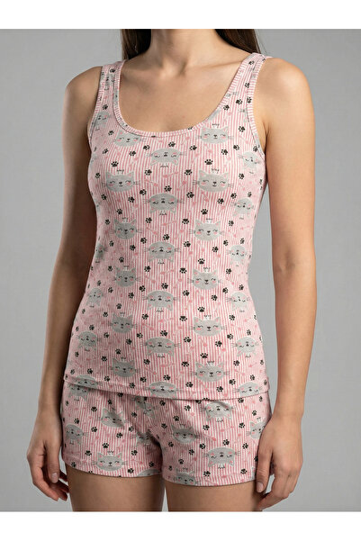 NEW JOURNAL Women's Powder Strap Pajama Set Nj92