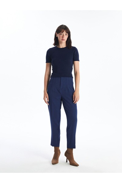 Flaubert -Women's Combed Cotton Fabric Short Sleeve Crop Slim Fit 12