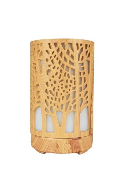 MİKİ Umidificator de aromaterapie cu lumină LED în 7 culori, model cu copaci,...