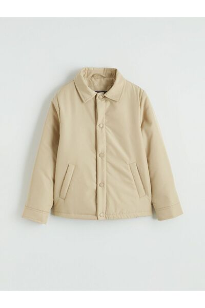LC Waikiki Shirt Collar Boy's Coat