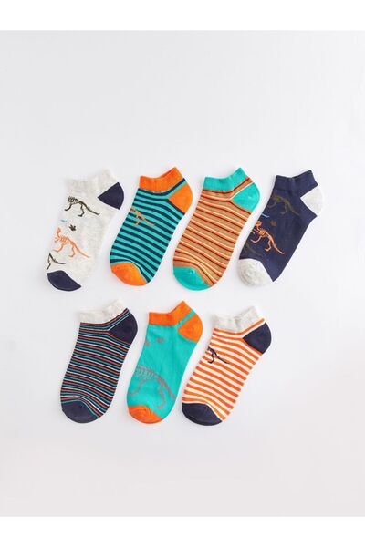 LC Waikiki Patterned Boy's Booties Socks Pack of 7