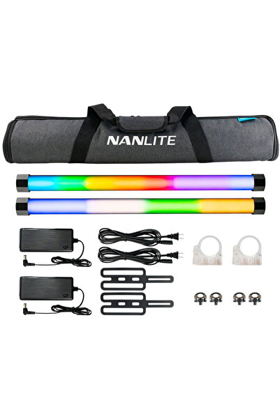 Nanlite Tub LED Studio Pavo Tube II, pachet de 15 x 2, RGBWW