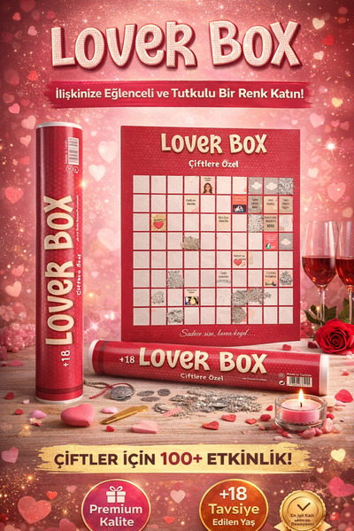 purelab Lover Box Sevgiliyle 100 kazı kazan Süpriz Kazıma Oyunu Sevgili Oyunu...
