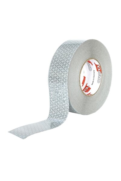 Mega Drive Bandă reflectorizantă universală Reflexite Orafol Albă 50 MMX 50 M...