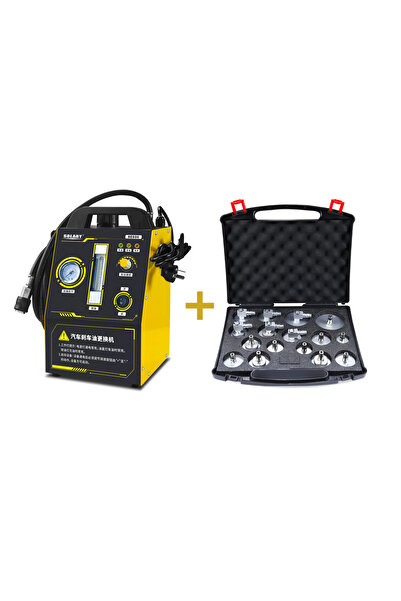 VIKTEC 220v Fren Hidrolik Yağı Değişim Cihazı ve 16 Parça Kapak Seti