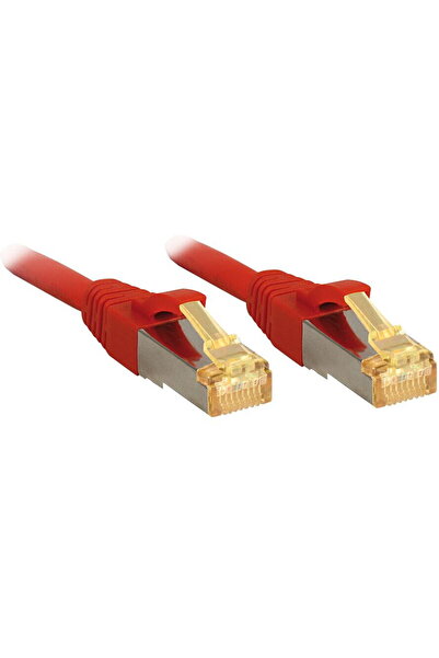 LİNDY Cablu cablu Cat6A S/FTP LSOH Cat7 roșu 7,50 m