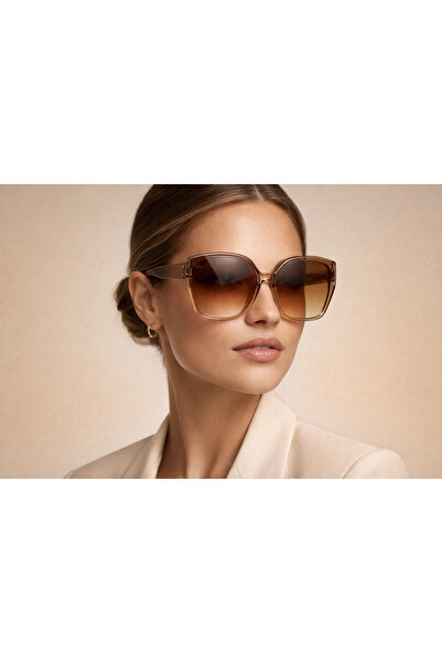 Révano Oversized Square Cat-Eye Gradient Sunglasses for Women – Luxury Fashio...