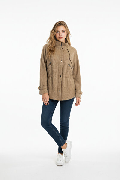 PAOLO FRAMINCO PF-081 KUZU DERİSİ ROSE PERFORELİ KÜRK DERİ CEKET