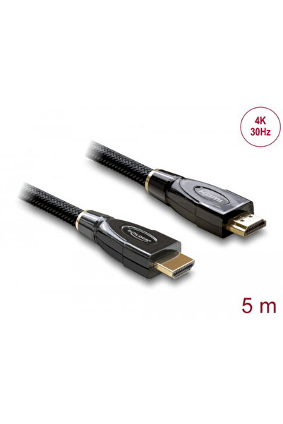 DELOCK HDMI Ethernet A -> A St/St 5.00m Premium Cable