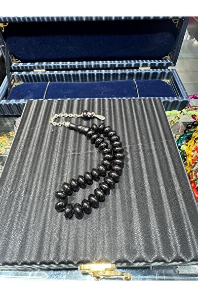 Septemmart Russian Oltusu Arpa Cut Black Men's Prayer Beads