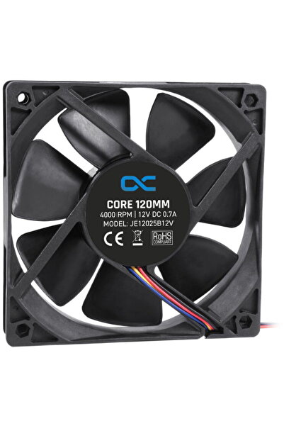 Alphacool Вентилатор Core PWM 4000 RPM - 120 мм - Черен
