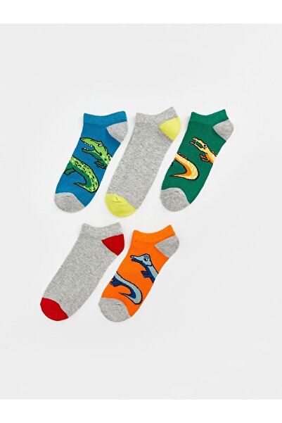 LC Waikiki Patterned Boy Booties Socks 5 Pack