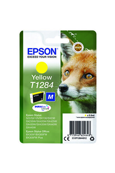 EPSON Cartuș de imprimantă T1284 C13T12844012 Galben