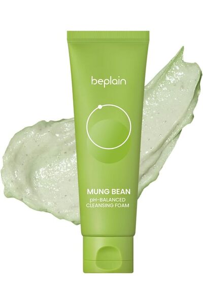 beplain Mung Bean pH-Balanced Cleansing Foam 80ml