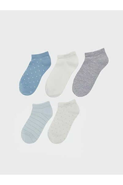 LC Waikiki Patterned Women's Booties Socks 5-Pack