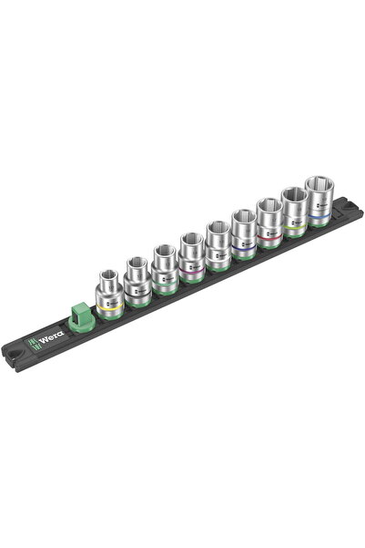 wera Σετ καρυδάκια Zyklop C 4, με κίνηση 1/2", 9 τεμάχια