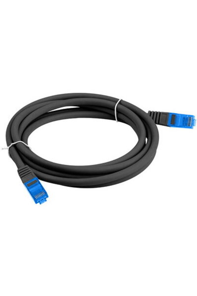 Lanberg Patchcord S/FTP Cat.6A 3M Negru LSZH