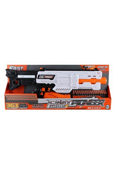 Fast Pioneer Electric toy blaster with foam bullets, 36 projectiles,