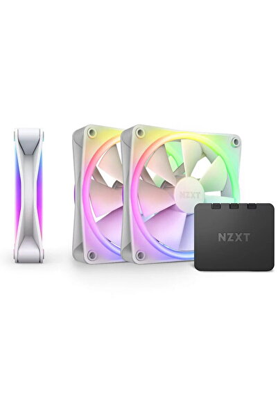Nzxt Комплект вентилатори F120 RGB Duo White, 3 броя + RGB контролер