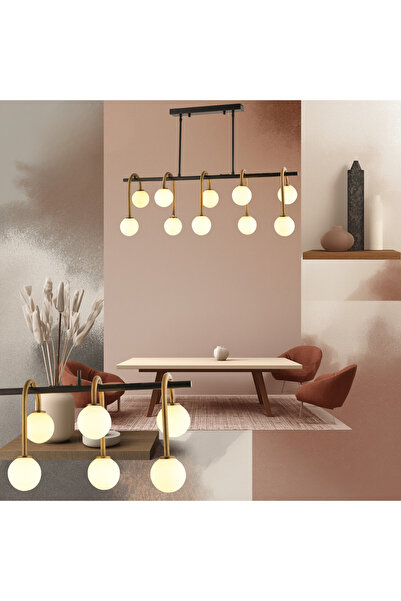 LampaLuce Margherita Klasik Tasarım Modern Sarkıt Yemek Masası Üzeri Avizesi ...