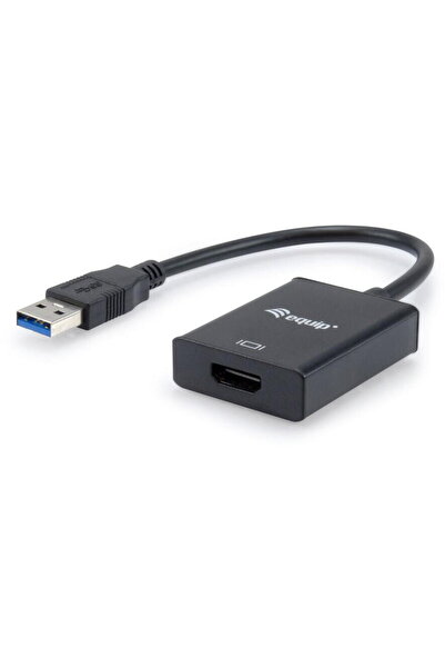 EQUIP Adaptor USB 3.0 la HDMI 1920x1080/60Hz 0.15m Negru