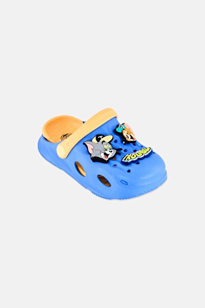 Tom and Jerry Toddlers Boy Slip On Clogs, Blue
