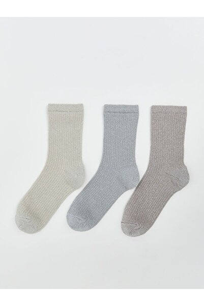 LC Waikiki Women's Flat Socks 3 Pcs