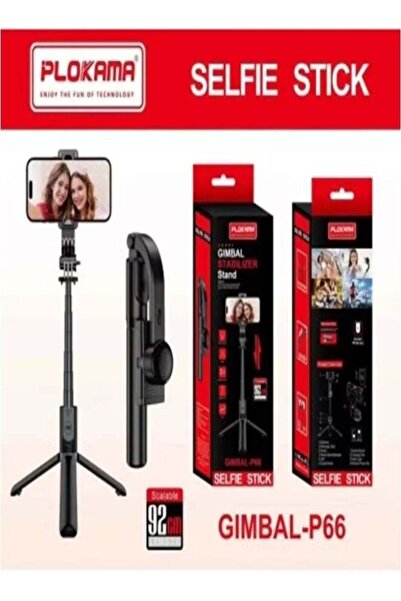 PLOKAMA Gimbal-P66 Stabilizer Stand Selfie Stick