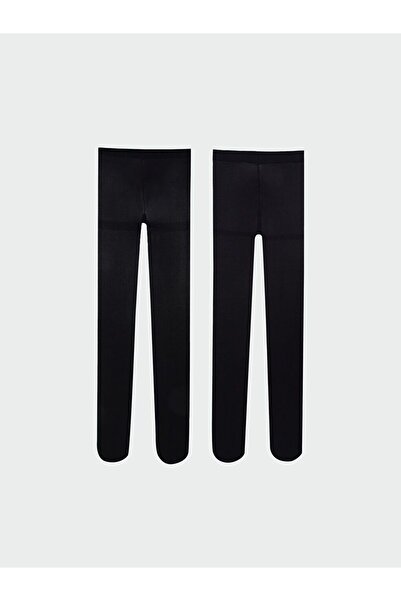 LC Waikiki Girl's Thin Pantyhose 2 Pack