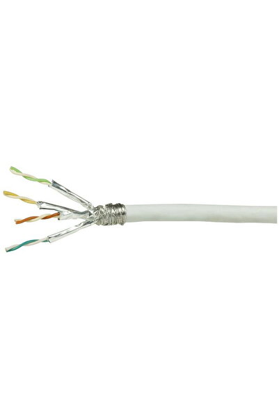 LogiLink Accesoriu de rețea S/FTP Cat.7, alb, 50m
