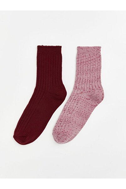 LC Waikiki Patterned Women's Knitwear Socks 2-Pack