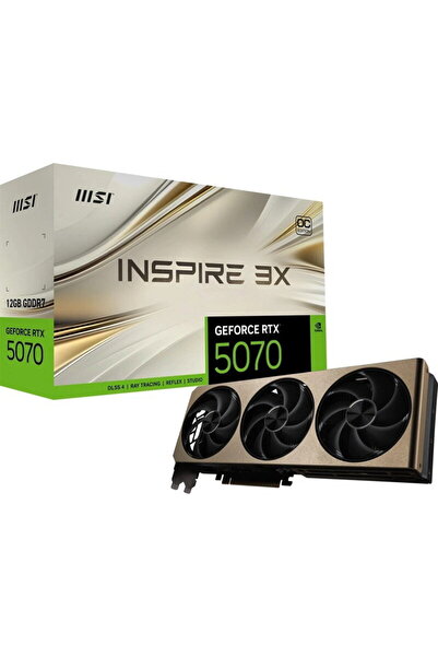 MSI GeForce RTX 5070 12G INSPIRE 3X DLSS 4