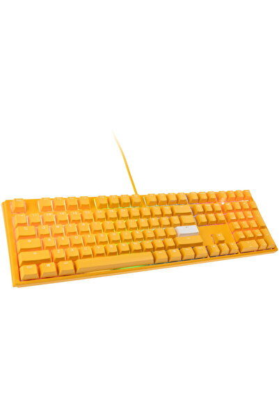 Ducky One 3 Yellow RGB LED Gaming Keyboard - MX-Speed-Silver