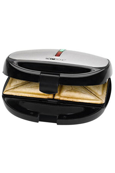 CLATRONIC ST/WA 3670 Sandwich Maker 800 W Black, Stainless Steel