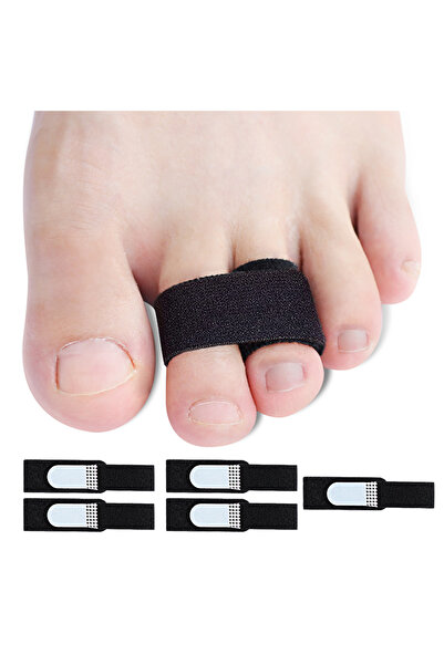 Choice7 أسود - 5 قطع، بيكسمن 1/2/5/10 قطع، مقوم إصبع القدم المطرقية، ضمادات إ...