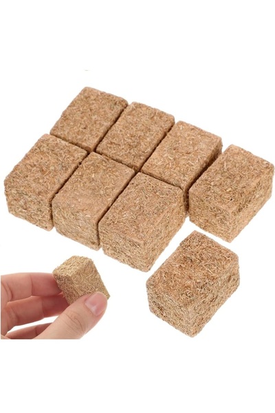 choice2 8 قطع من بالات القش الصغيرة، تماثيل مصغرة لأكوام القش، زينة حصاد الخر...