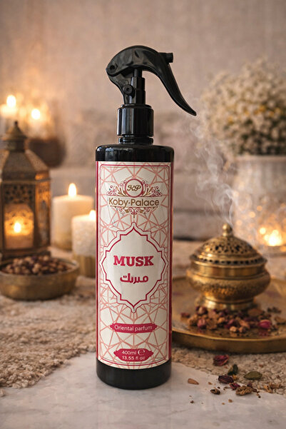 Koby Palace Parfum de cameră MUSK – Spray ambiental oriental, 400 ml