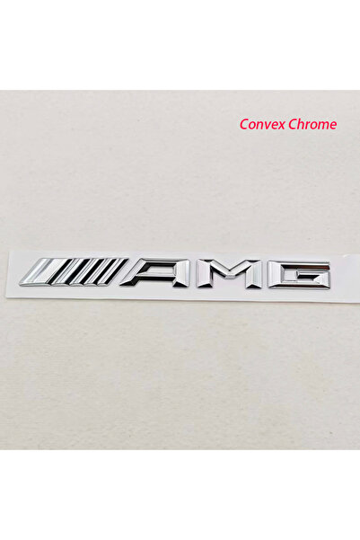 Choice5 شعار سيارة AMG ثلاثي الأبعاد محدب من الكروم مصنوع من مادة ABS، يُلصق ...