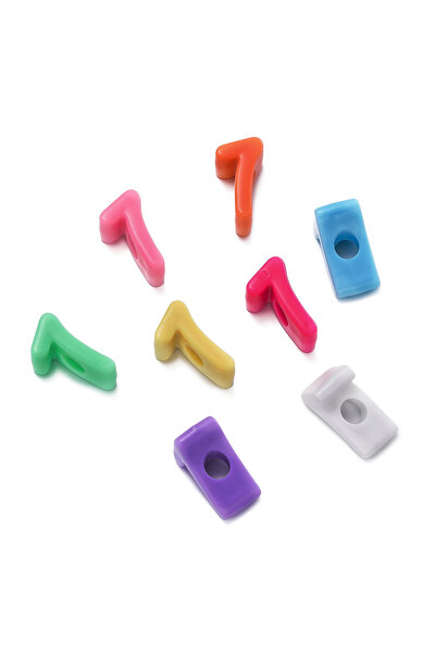 Choice1 7 10pcs/Lots Acrylic Large Hole Number Beads 0-9 Mixed Color Spacer L...