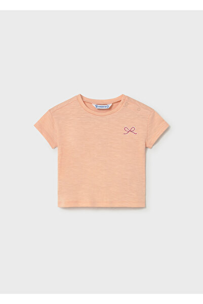 MAYORAL Tricou cu imprimeu pe spate pentru fetițe, portocaliu