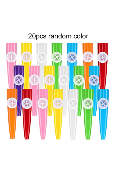Choice3 20pcs random color 2~20pcs Plastic Kazoo Portable Musical Instrument ...