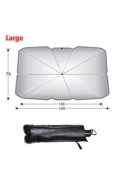 Choice1 مظلة شمسية كبيرة للسيارة، غطاء واقٍ من الشمس للنافذة الأمامية للسيارة...