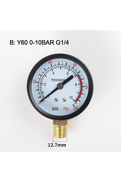 choice2 مقياس ضغط B Y60 0-1.6 ميجا باسكال 0-230 رطل لكل بوصة مربعة مقياس ضغط ...