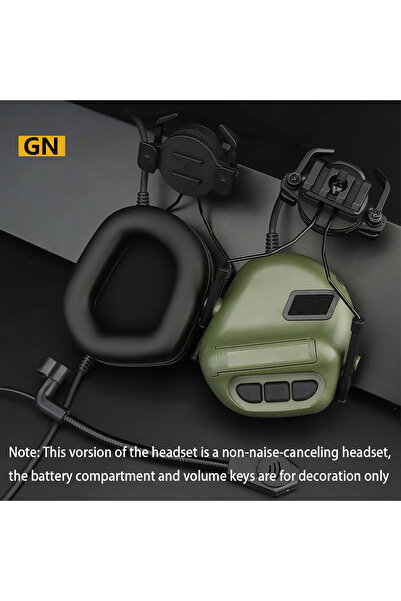 Choice1 سماعة رأس GN Tactical من الجيل الخامس قابلة للطي للخوذة، مزودة بخاصية...